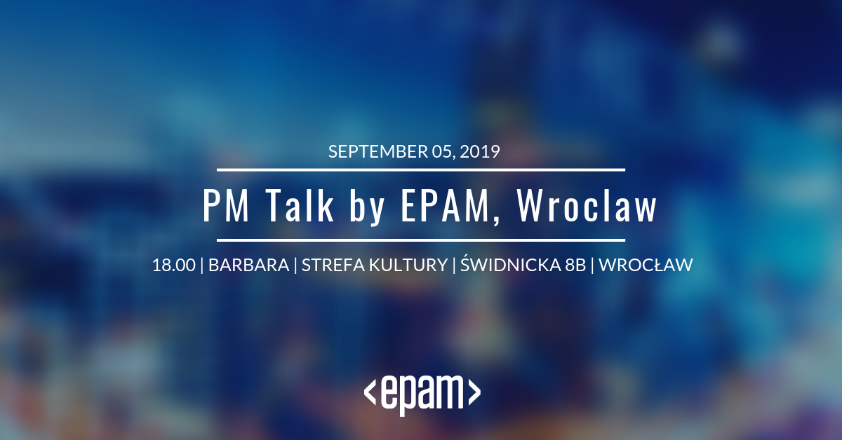 project-management-talk-by-epam-wroclaw